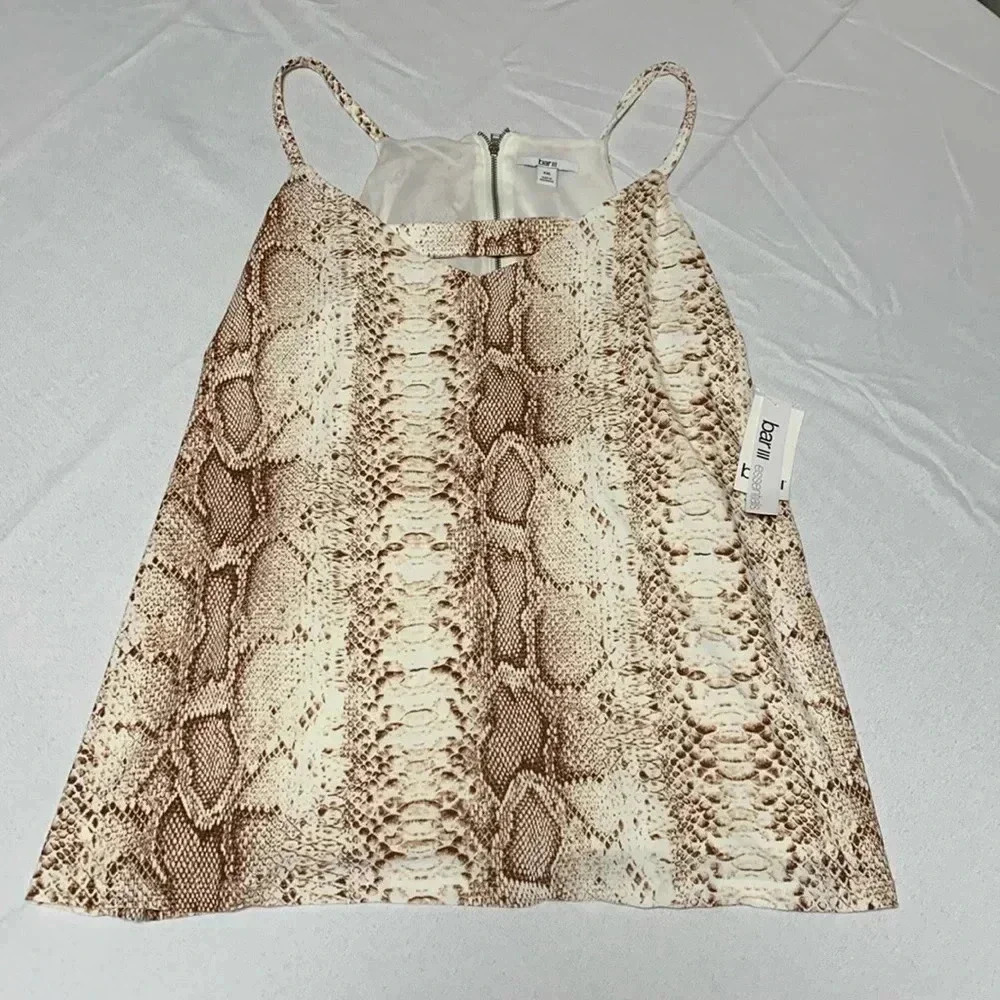 Bar lll Women’s snake skin tank Top Size XXL NWT